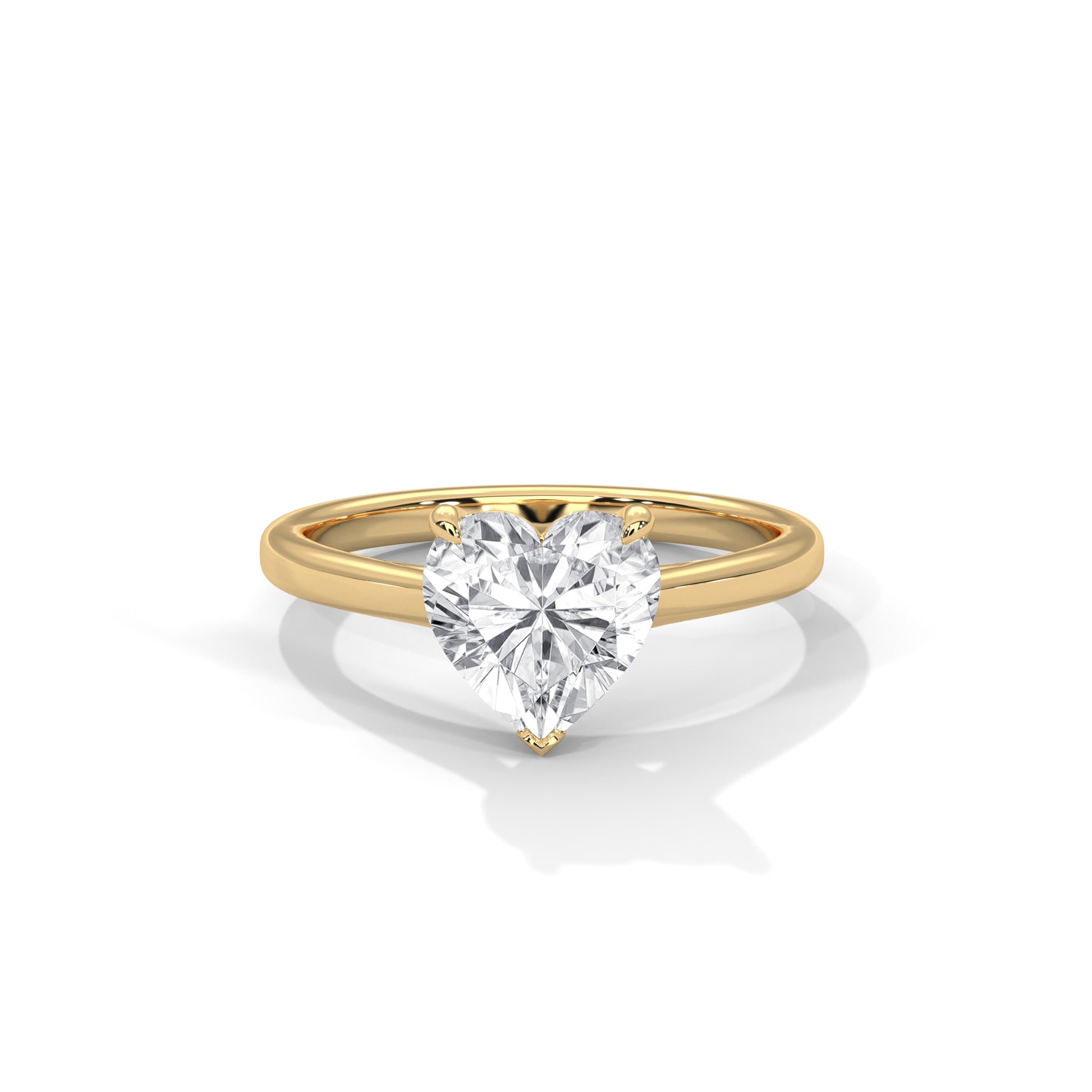 Heart Engagement Ring 18K | Lab Grown Diamond