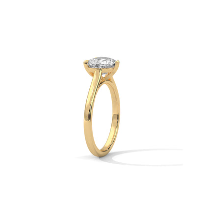 Heart Engagement Ring 18K | Lab Grown Diamond