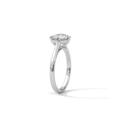 Heart Engagement Ring Platinum | Lab Grown Diamond