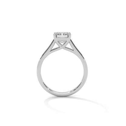 Radiant Engagement Ring Platinum | Lab Grown Diamond