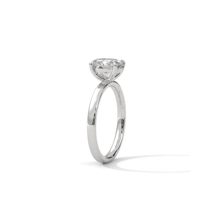 Oval Solitaire Engagement Ring Platinum | Lab Grown Diamond