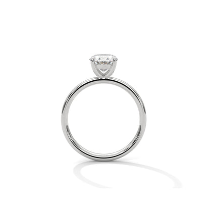 Oval Solitaire Engagement Ring Platinum | Lab Grown Diamond