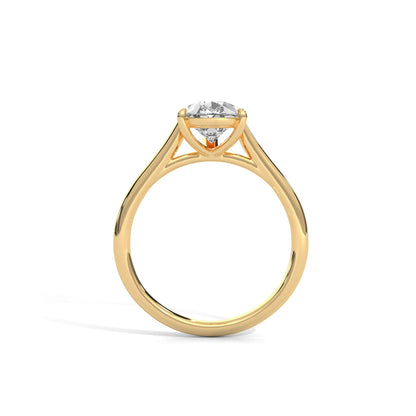 Pear Engagement Ring 18K | Lab Grown Diamond