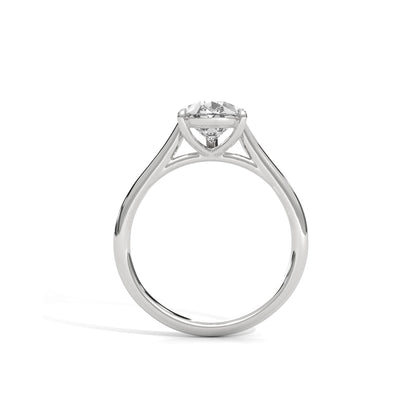 Pear Engagement Ring Platinum | Lab Grown Diamond
