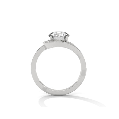 Infinite Halo Engagement Ring Platinum | Lab Grown Diamond