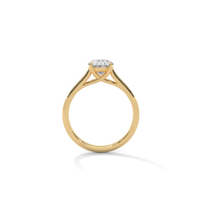 Oval Engagement Ring 18K | Lab Grown Diamond