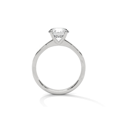 Twist Engagement Ring Platinum | Lab Grown Diamond