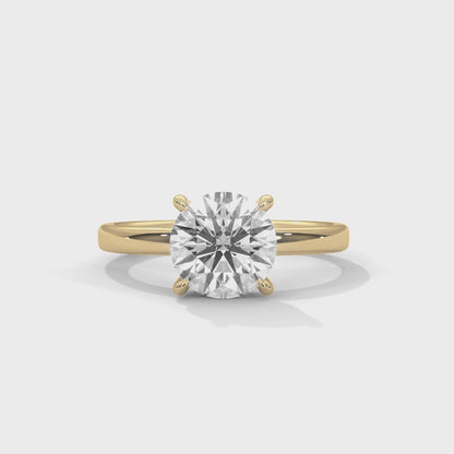 Four Prong Engagement Ring 18K | Lab Grown Diamond